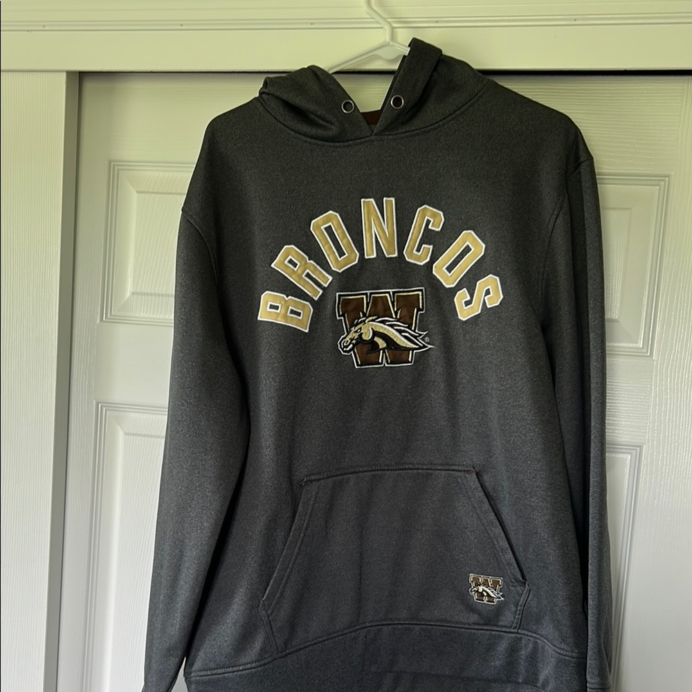 Broncos Gray Hoodie